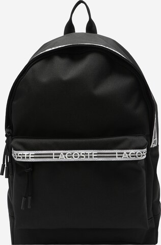 LACOSTE Backpack 'Neocroc' in Black: front