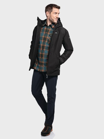 Schöffel Outdoorjacke 'Wildkar' in Schwarz