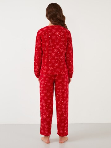 LELA Pyjama 'Lela' in Rood