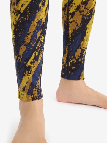 Skinny Pantaloni sportivi 'W 250 Vertex ' di ICEBREAKER in giallo