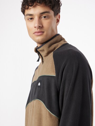 QUIKSILVER Sports sweater 'POWDER CHASER' in Brown