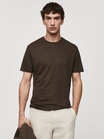 T-Shirt 'LIMAN' MANGO MAN en marron