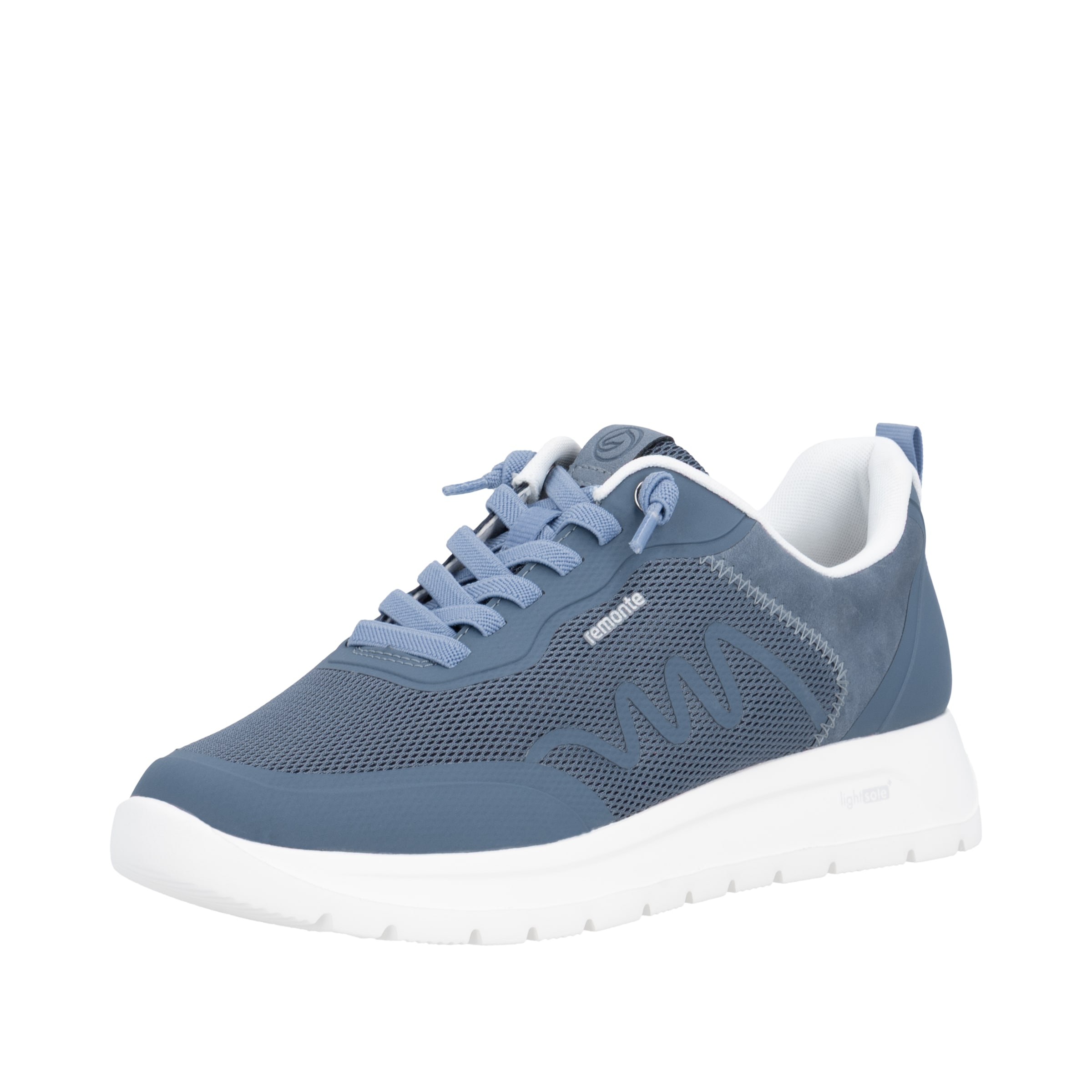 Baskets basses REMONTE en bleu : devant