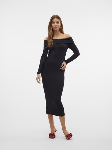 VERO MODA Jurk 'REGITZE' in Zwart: voorkant