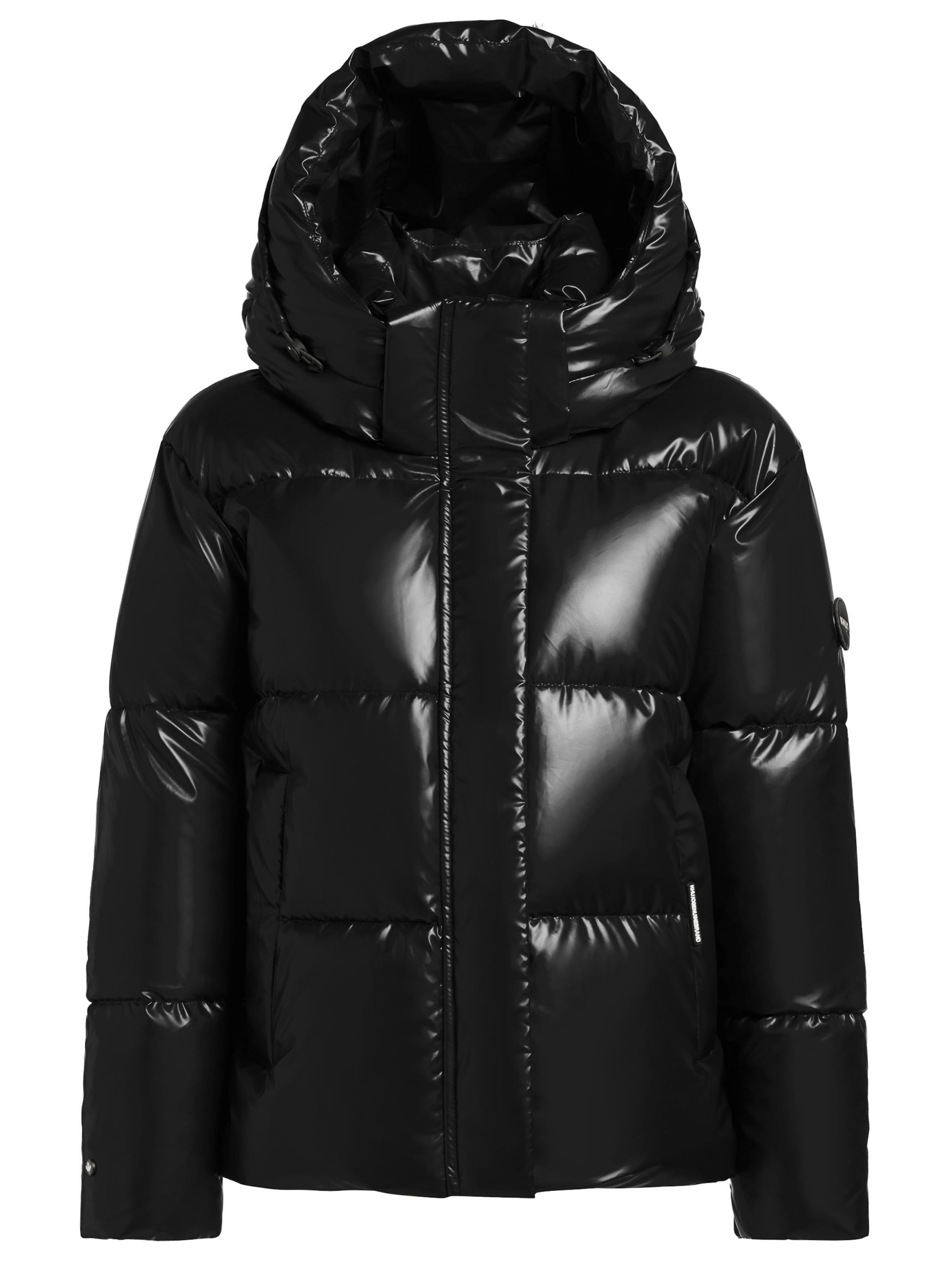 khujo Jacke 'Devina' in Schwarz: Vorderseite