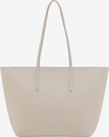 MANGO "Чанта тип ""Shopper""" 'MARIBEL2' в бяло: отпред
