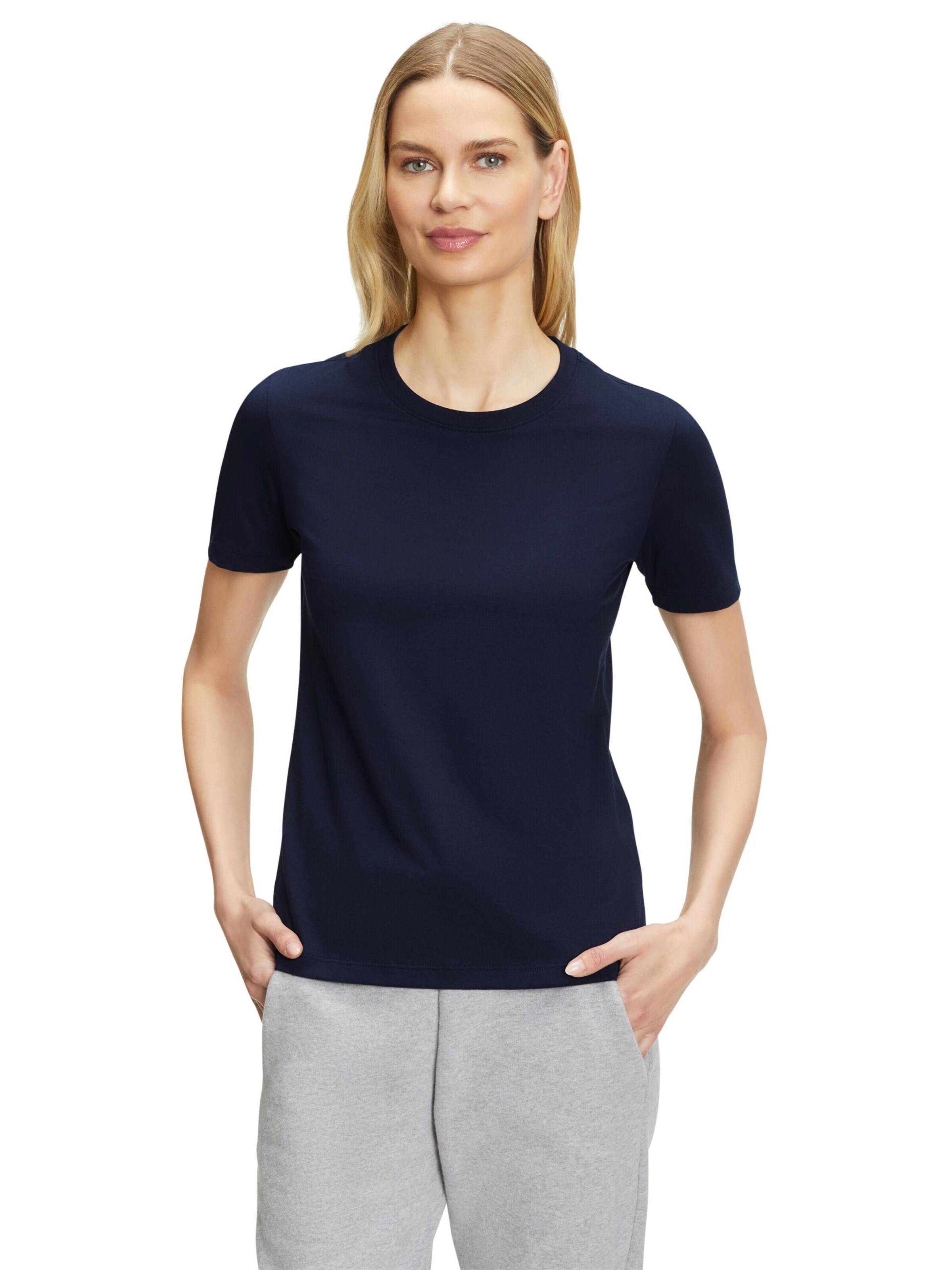 FALKE Shirt 'Essential'‌‌‌ in Blau: Vorderseite