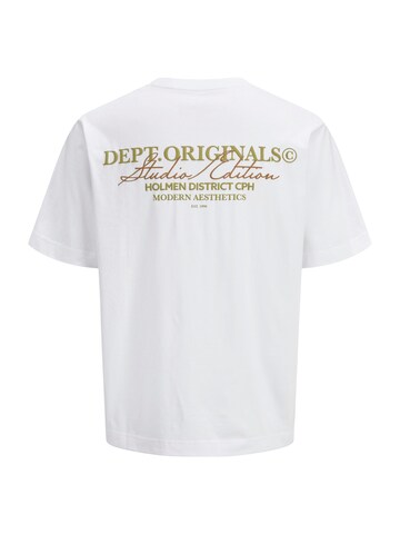 JACK & JONES Shirt 'JWHislington' in Wit: terug