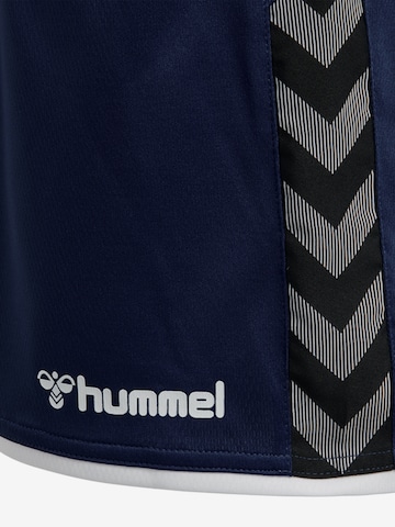 Hummel Regular Workout Pants 'Poly' in Blue