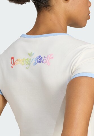 ADIDAS ORIGINALS Футболка 'Adidas x Jeremy Scott' в Белый