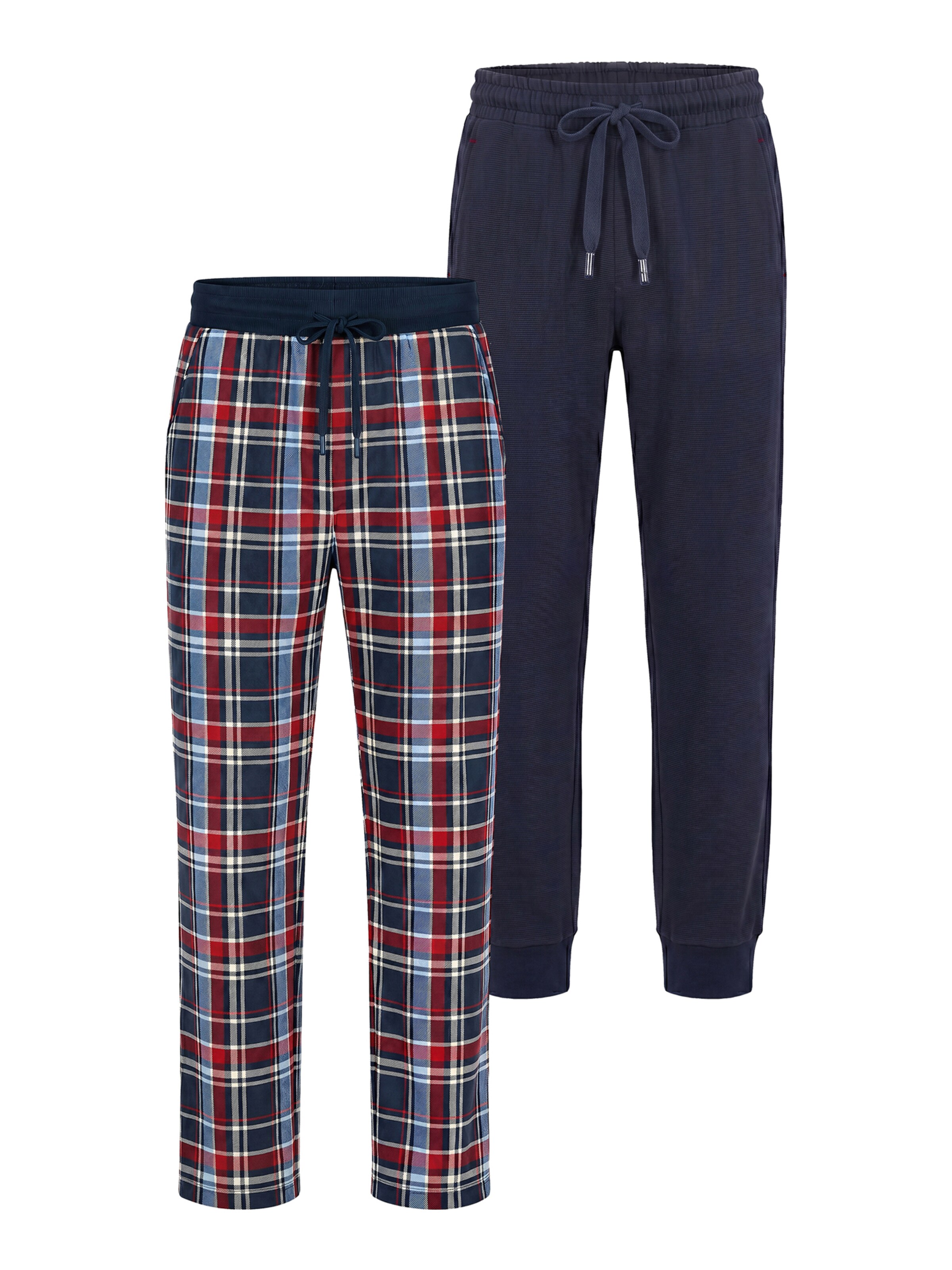 Pantalon de pyjama ' Classics ' Phil & Co. Berlin en beige : devant