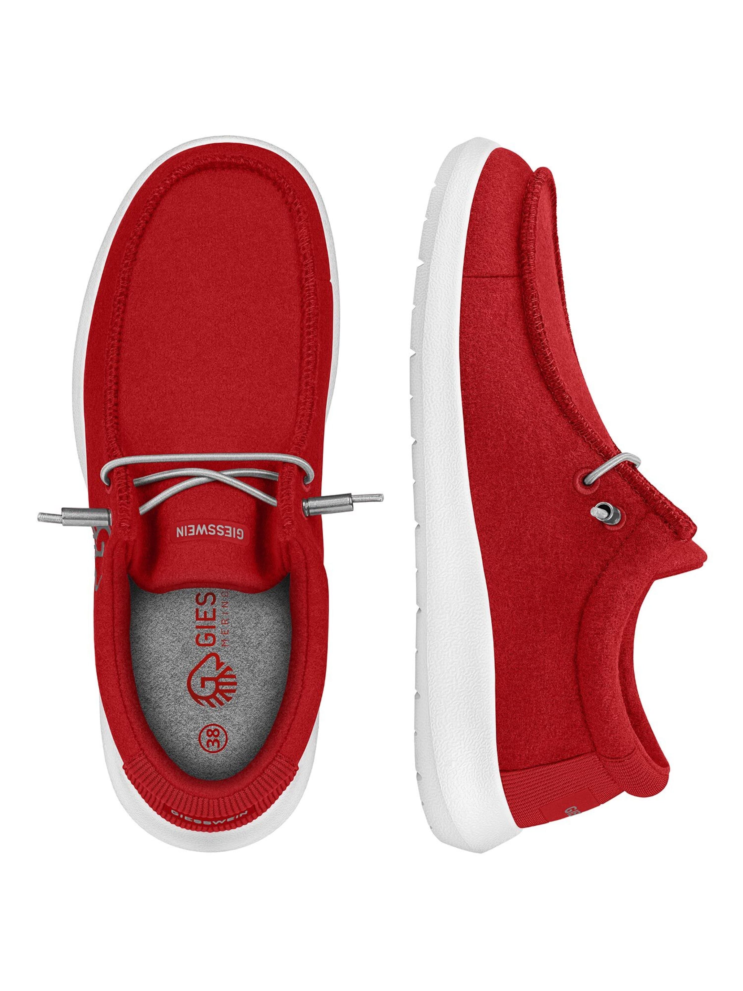 GIESSWEIN Mocassins in Rood