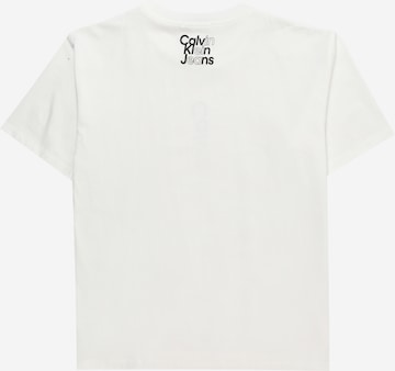 Calvin Klein Jeans T-shirt i vit