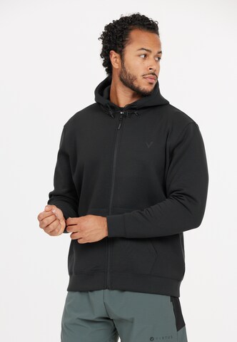 Virtus Sweat jacket 'Taro' in Black: front