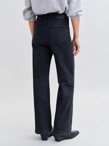 Wide leg Jeans 'Mivy' di OPUS in nero