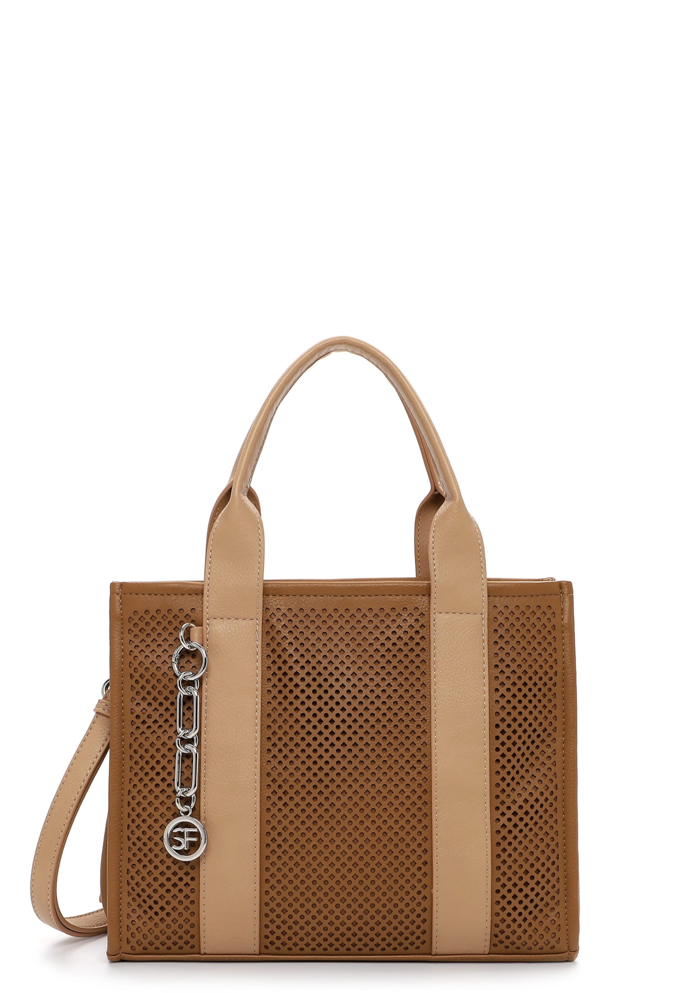 Suri Frey Håndtaske 'SFY Lilly' i lysebrun / mørkebrun, Produktvisning