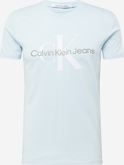 Calvin Klein Jeans Тениска в пастелно синьо / бяло, Преглед на продукта