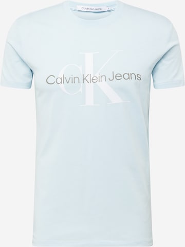 T-Shirt Calvin Klein Jeans en bleu : devant