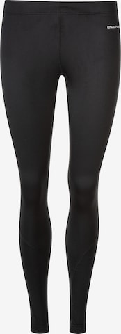 ENDURANCE Skinny Sportbroek 'VALENCIA Winter XQL' in Zwart: voorkant