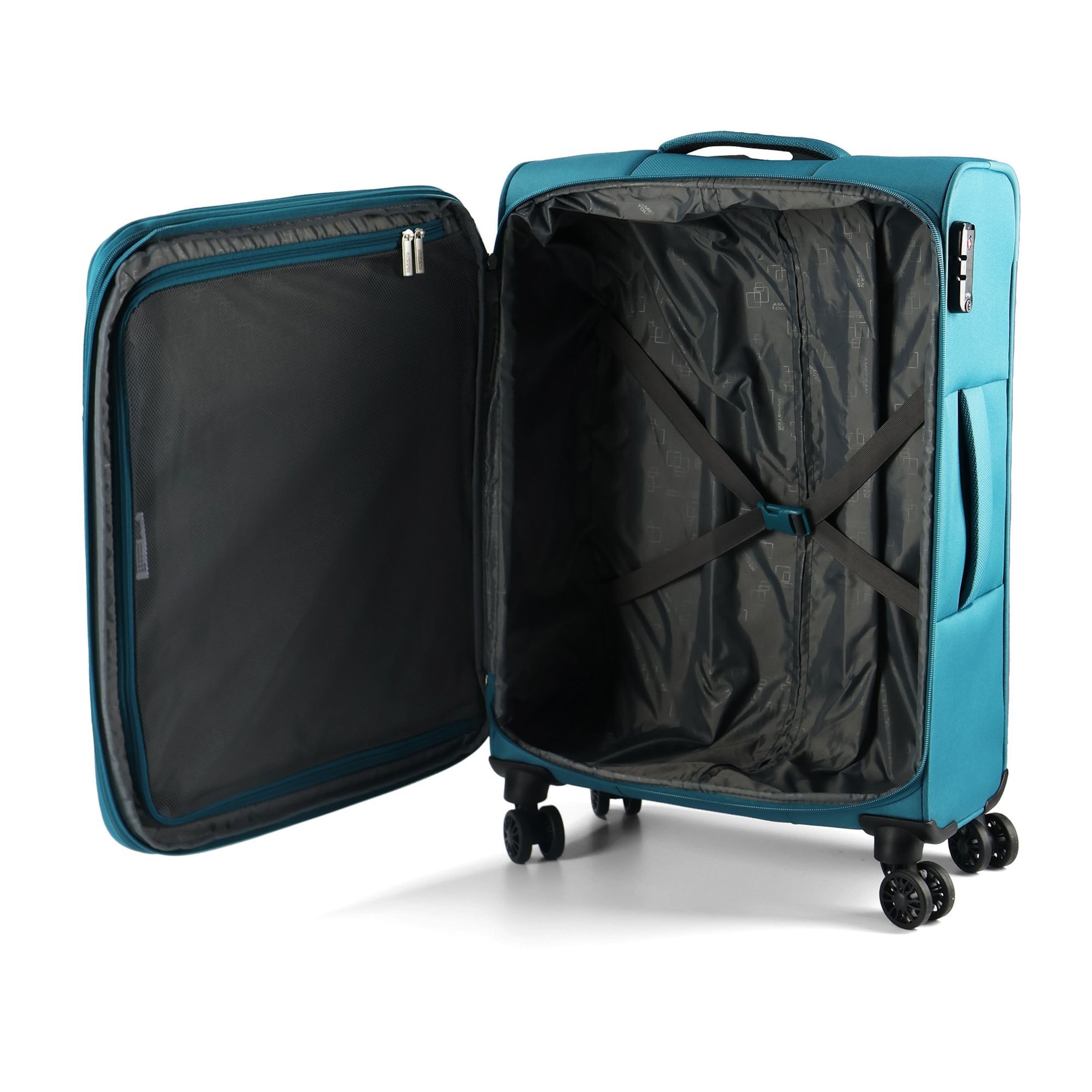 American Tourister Kofferset 'Nitestream' in Blau