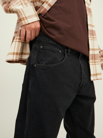 JACK & JONES جينز واسع جينز 'Frank Leen' بلون أسود