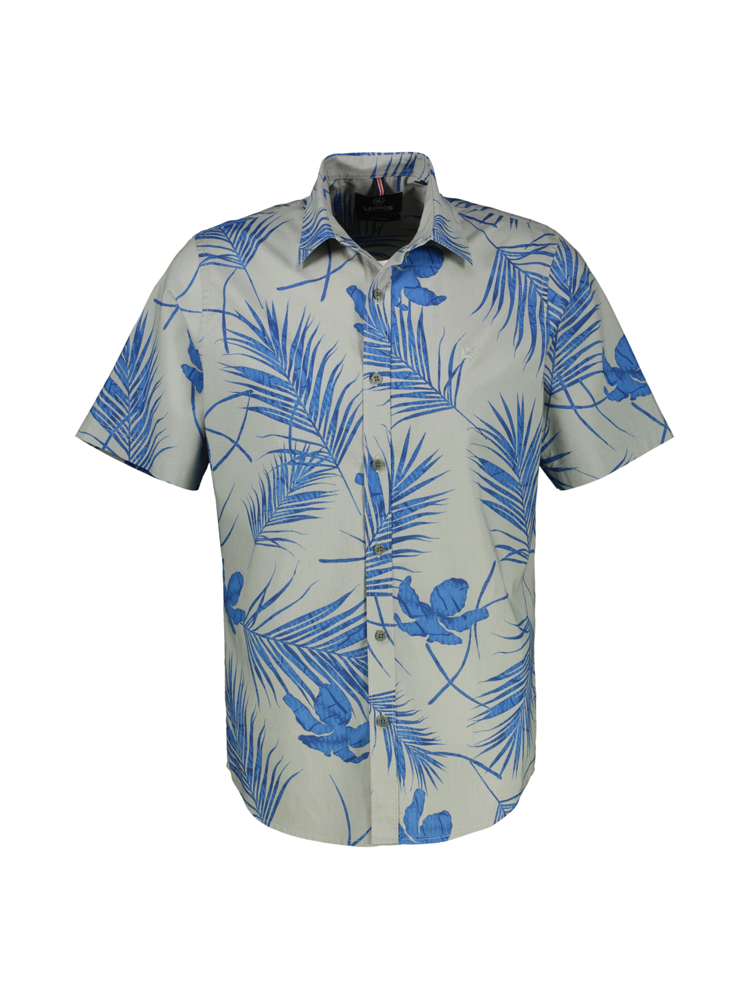 LERROS Button Up Shirt in Green: front