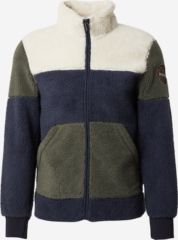 NAPAPIJRI Flisová bunda 'TARALGA' - Modrá: predná strana