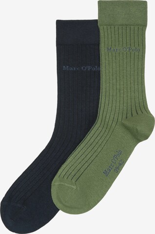 Chaussettes Marc O'Polo en vert : devant