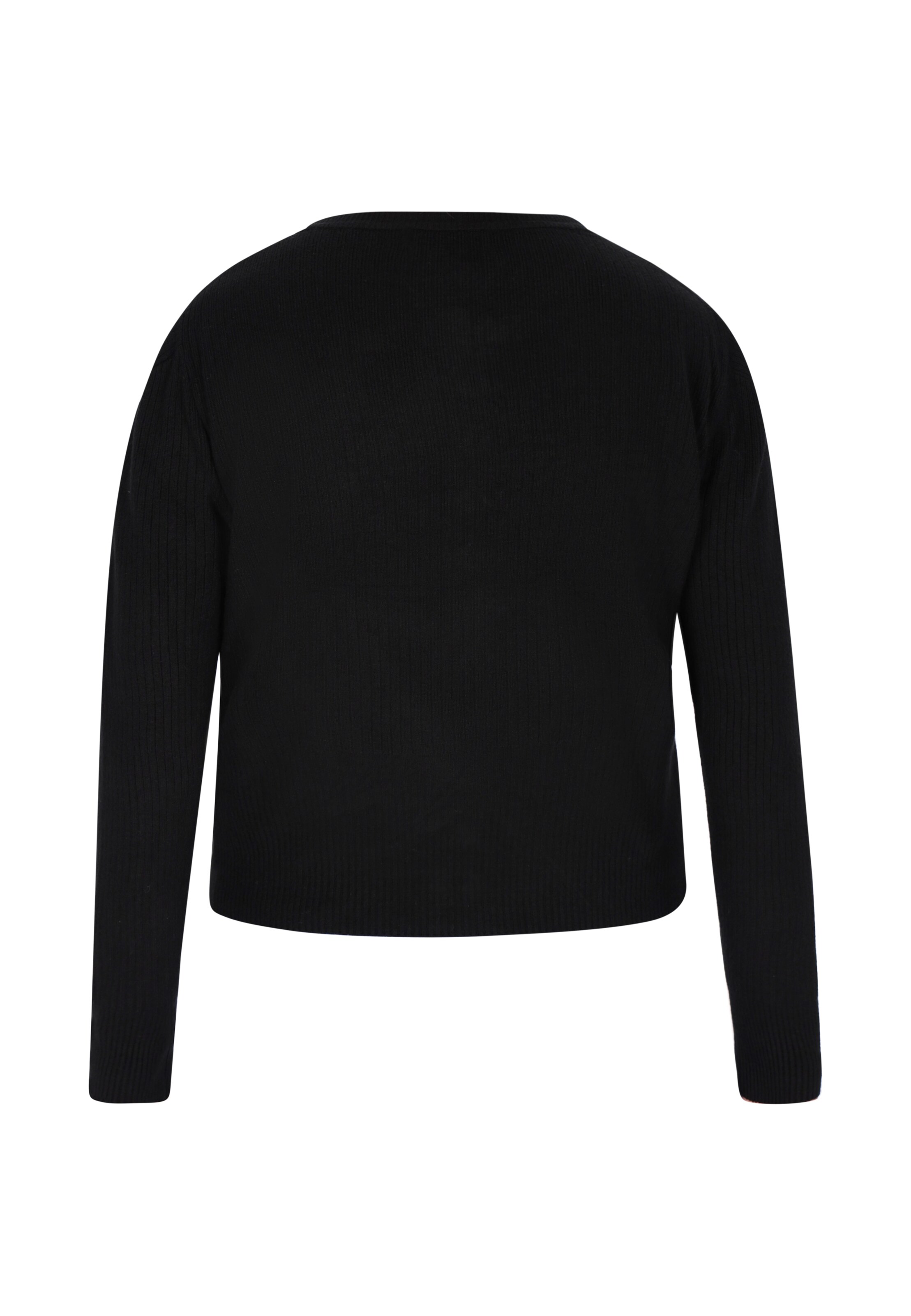 Geacă tricotată de la sweeties by leo pe negru