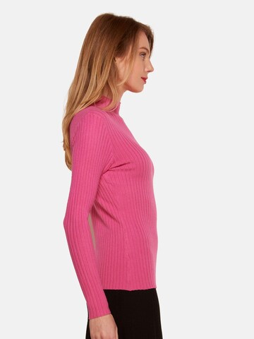 TOOche Sweater 'Pulli Gerippt' in Pink
