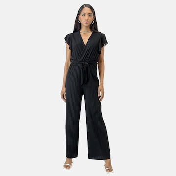 Tuta jumpsuit di Elara in nero: frontale