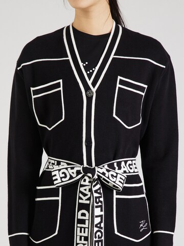 Karl Lagerfeld Strickjacke in Schwarz