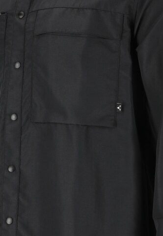 Whistler Regular fit Athletic Button Up Shirt 'Elm' in Black