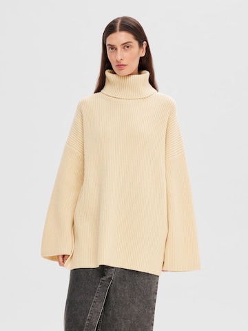 Pullover 'Mary' di SELECTED FEMME in beige: frontale