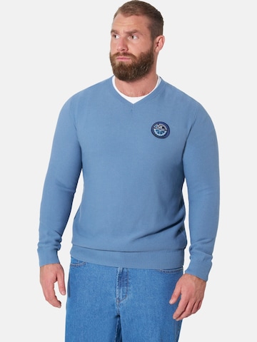 Jan Vanderstorm Pullover 'Kolbein' in Blau: Vorderseite
