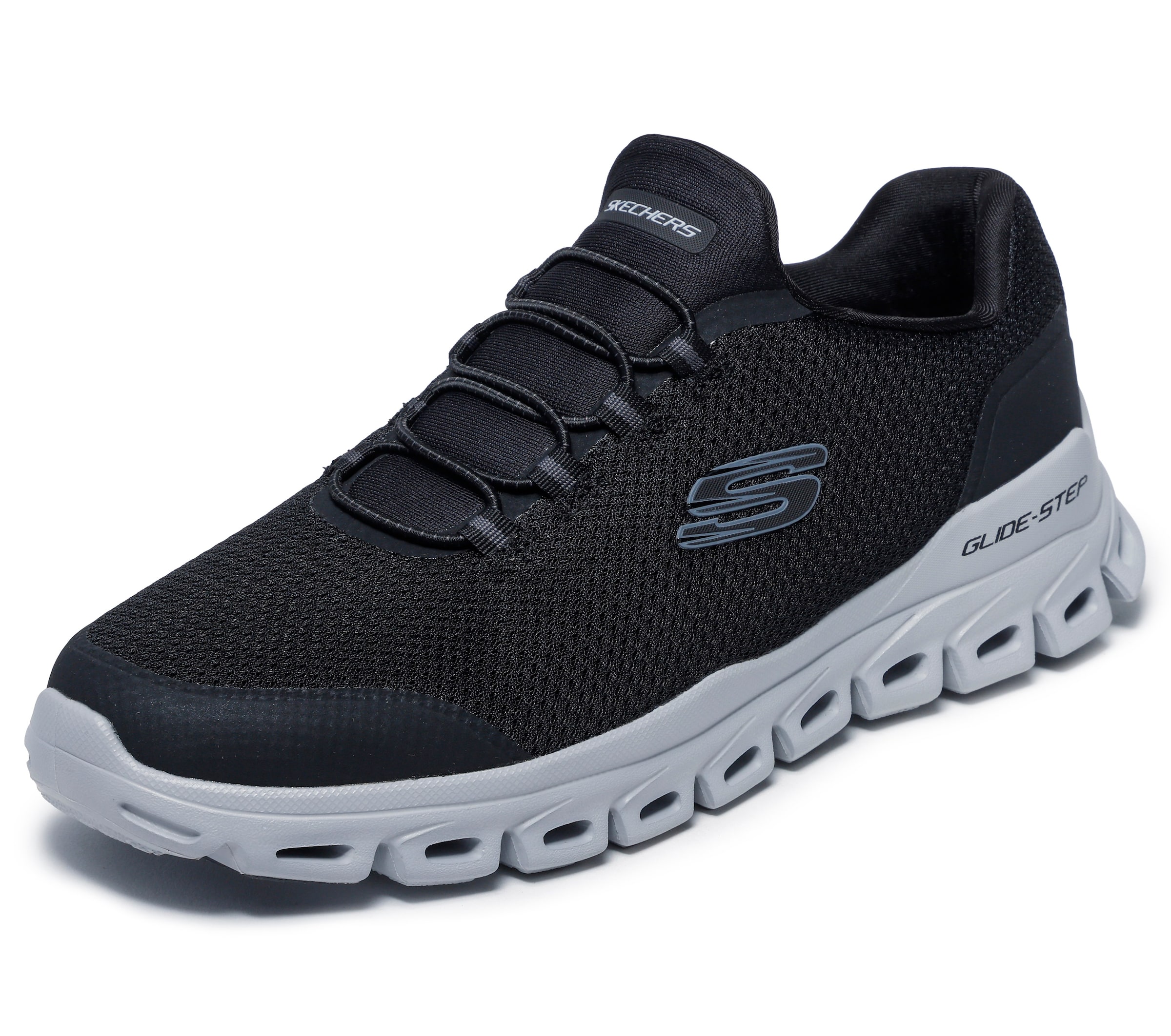 SKECHERS Slip On in Schwarz: Vorderseite