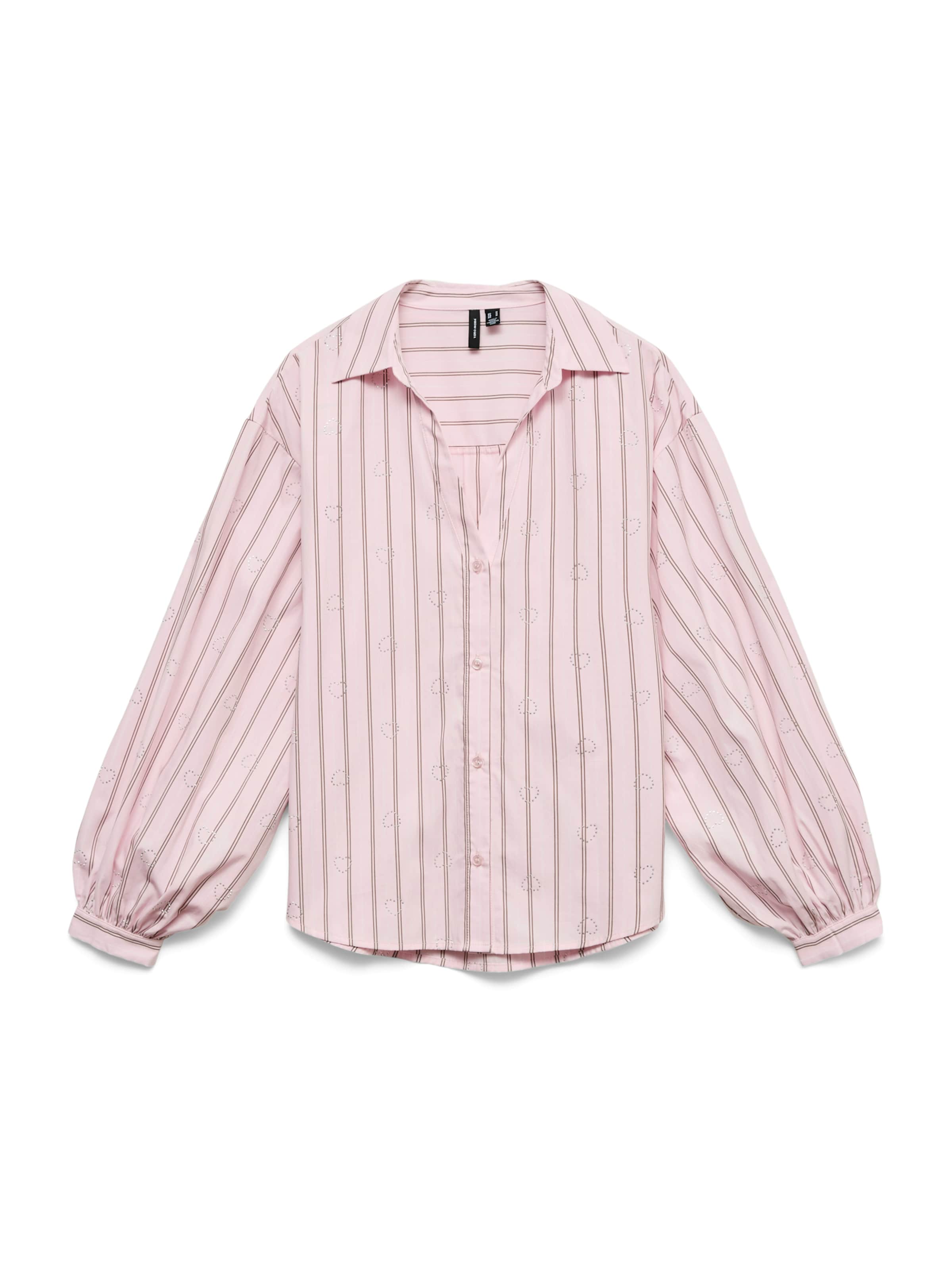 VERO MODA Блузка 'VMGINA' в Ярко-розовый: спереди