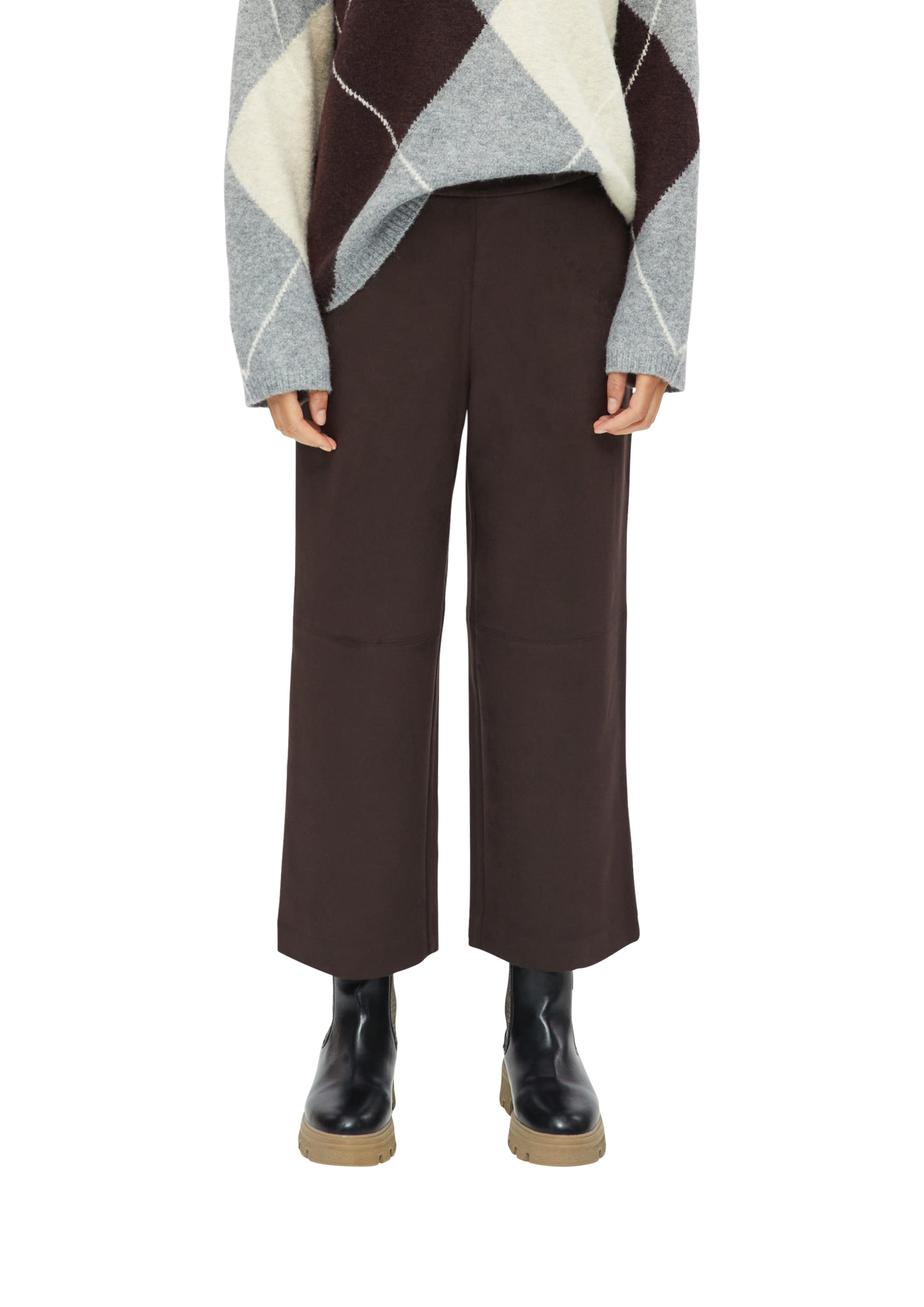 Loosefit Pantalon s.Oliver en marron : devant