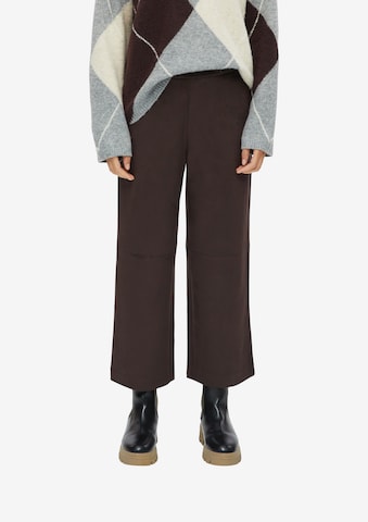 Loosefit Pantalon s.Oliver en marron : devant