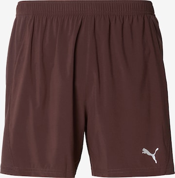 ruda PUMA Standartinis Sportinės kelnės 'VELOCITY 5': priekis