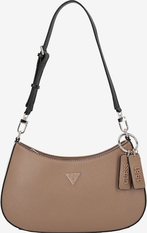 GUESS Shoulder Bag 'Noelle II' in Brown: front