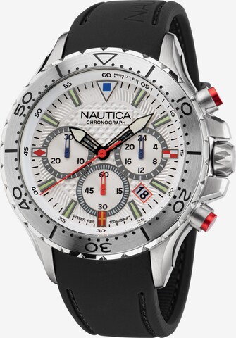 NAUTICA Analoog horloge 'Nautica' in Zilver