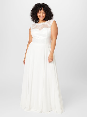 My Mascara Curves Evening dress in White: front