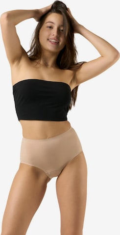 Moodies Undies Slip 'High Waist Hiphugger Zwaar' in Beige: voorkant