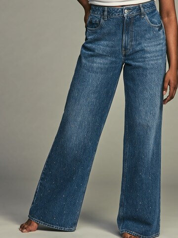 Wide leg Jeans di Next in blu: frontale