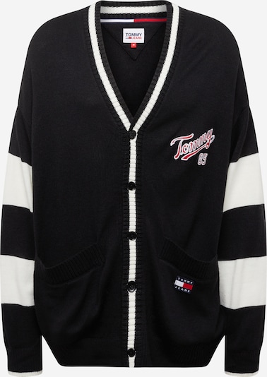 Tommy Jeans Knit Cardigan in Dark blue / Red / Black / White, Item view