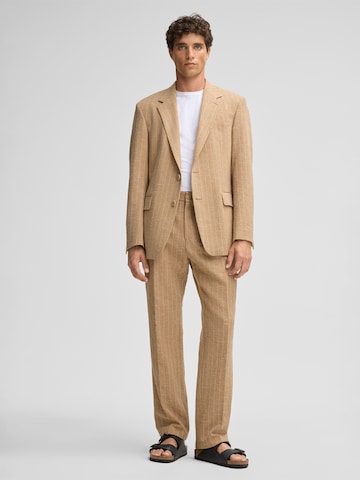 STRELLSON Regular Trousers 'Tomeo' in Brown