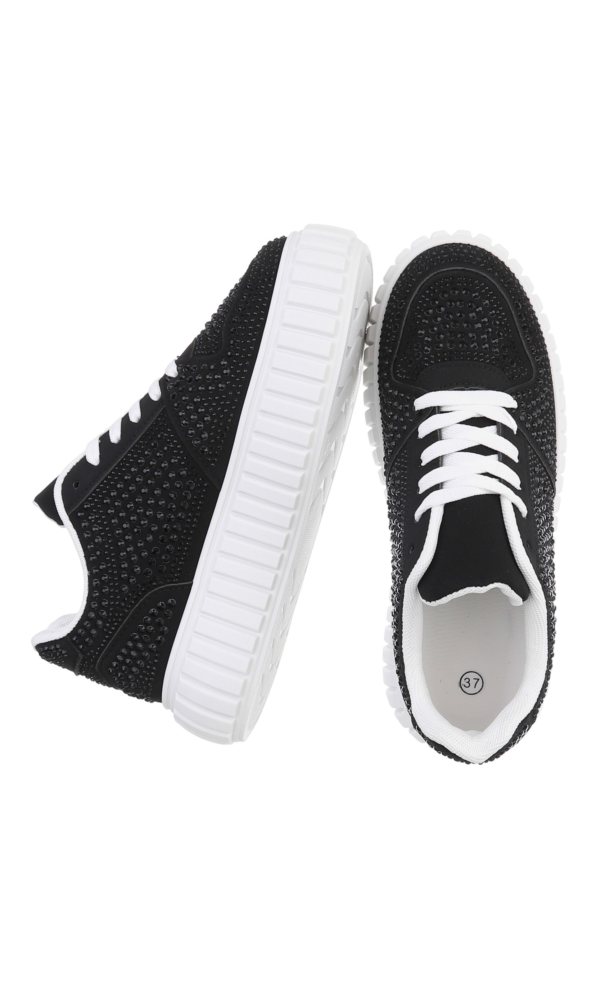 Ital-Design Sneaker in Schwarz