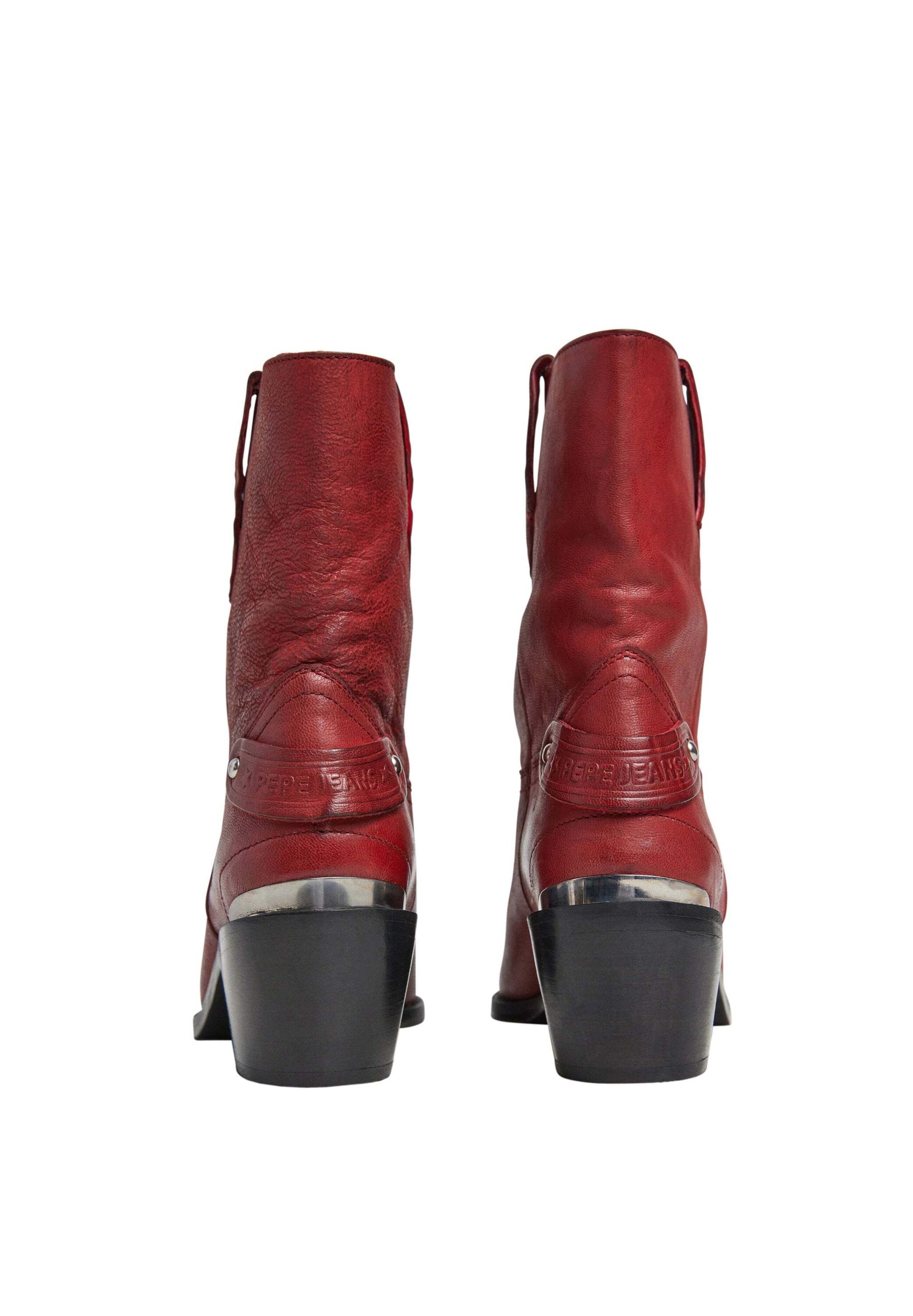 Bottes de cowboy 'Aprol Rock' Pepe Jeans en rouge