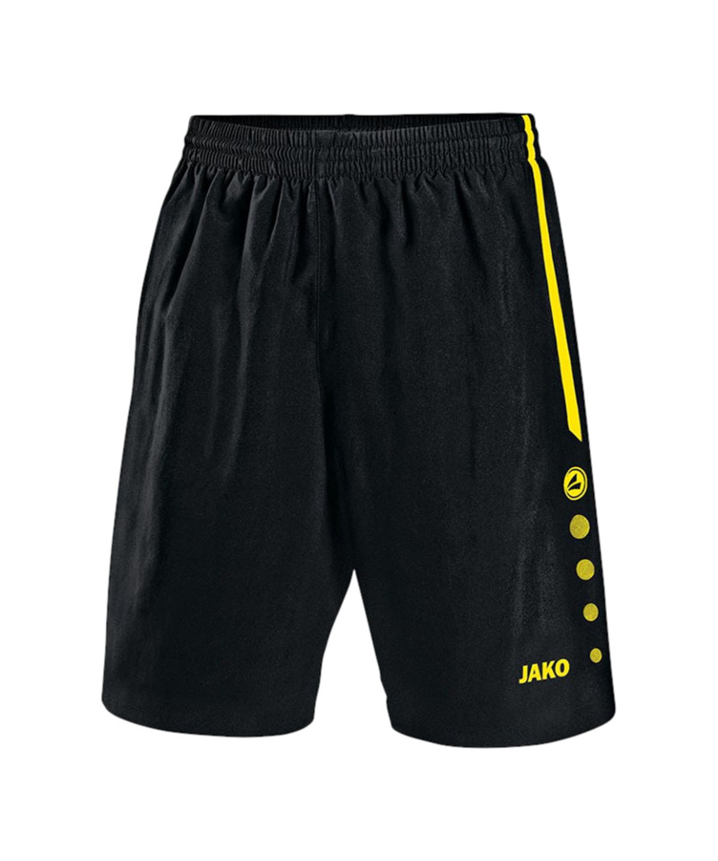 JAKO Regular Sportshorts in Schwarz: Vorderseite